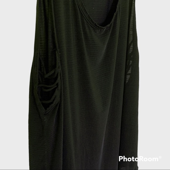 BEYOND YOGA Criss-Cross Side Jersey Muscle Tank in Black - SZ SMALL - Picture 7 of 9